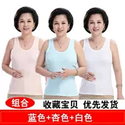 Phụ nữ trung niên và già áo yếm cotton cotton cũ áo bông bà già cộng với béo lớn - Áo vest