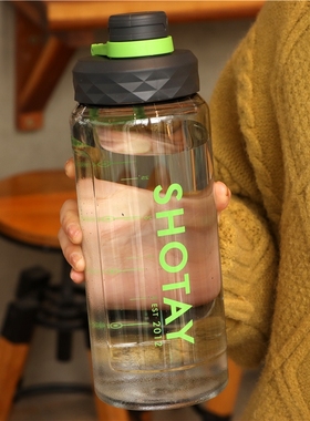 尚泰大容量水杯塑料耐高温男生2000ml水壶防摔夏天女新款2025杯子