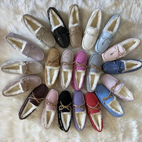 澳洲OZLANA秋冬女鞋内增高豆豆鞋