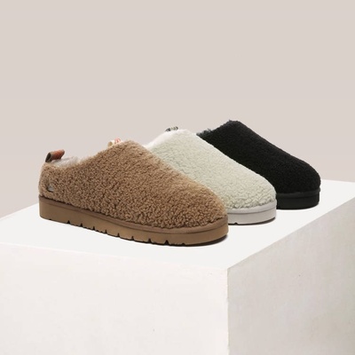 EVERAU泰迪毛毛拖鞋女泰迪毛毛拖