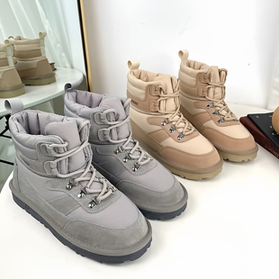 EVERAU防水雪地靴冬季 加绒加厚户外休闲保暖羊毛雪地棉3111 新款