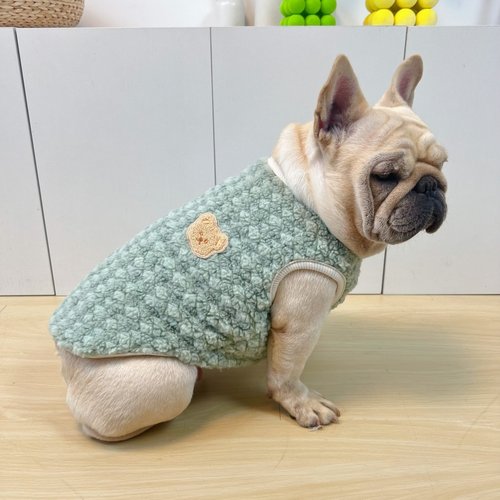 巴哥犬法斗秋冬加绒背心狗狗衣服