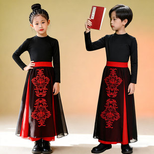 咏春立春吉量中国龙儿童舞蹈演出服装雪龙吟天地龙鳞孤勇者象王行