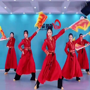 铁血荣光万马奔腾敲鼓打鼓棋子舞蹈演出服成人男女侠客风霸王别姬