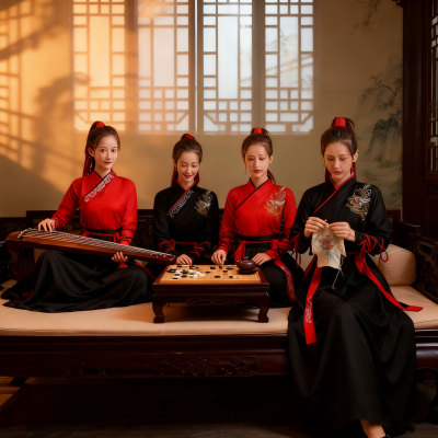 毕业拍照古装古风汉服