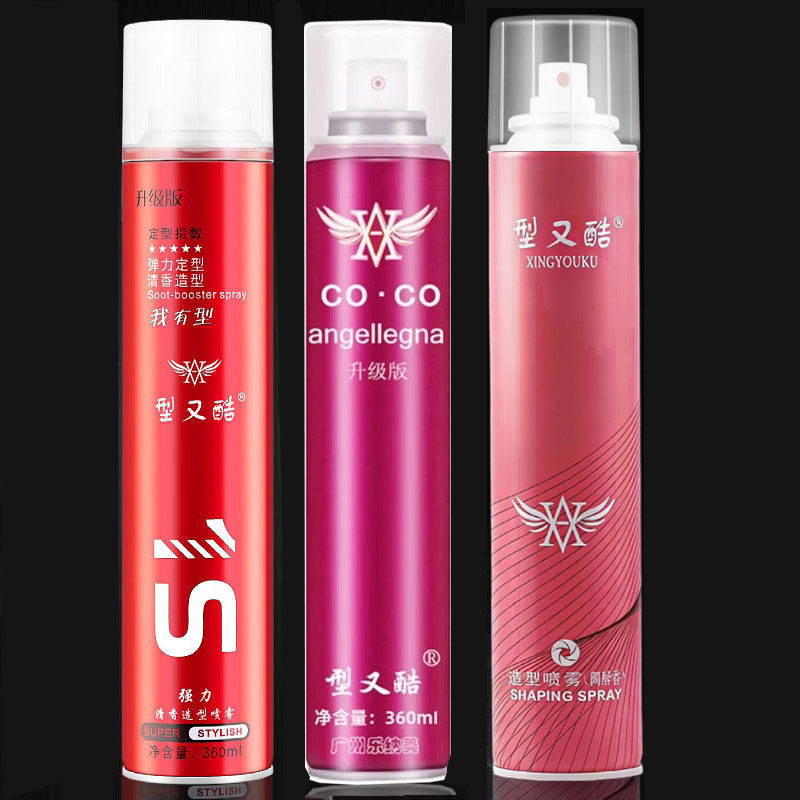 型又酷发胶360ml持久定型蓬松