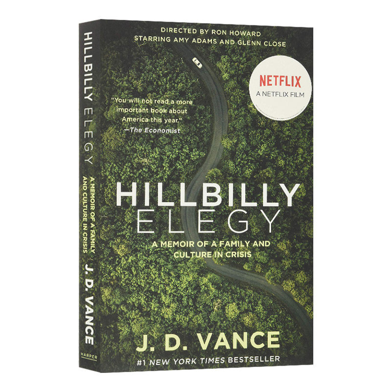 乡下人的悲歌 hillbilly elegy 英文原版 美国生活回忆录 纪实文学