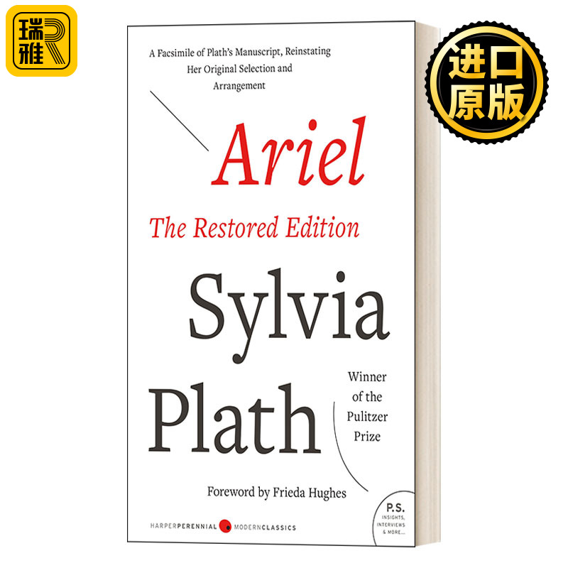 现货 Ariel Sylvia Plath·  Sylvia Plath  英文原版