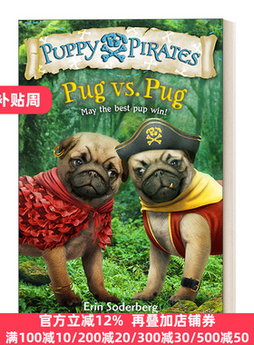 英文原版 Puppy Pirates 06: Pug vs. Pug 06 Erin Soderberg