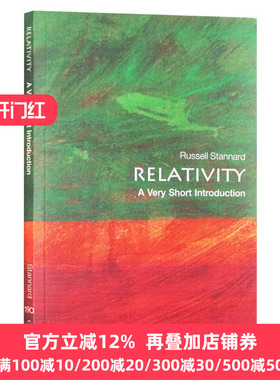 英文原版 牛津通识读本 相对论 Relativity A Very Short Introduction 斯坦纳德·拉塞尔 Stannard Russell 进口英语书籍