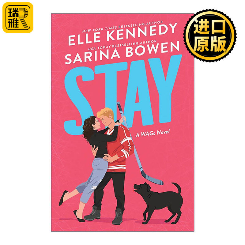英文原版 Stay 留下 明星球员女友系列2 Elle Kennedy 冰球运动员 爱情小说 英文版 进口英语原版书籍