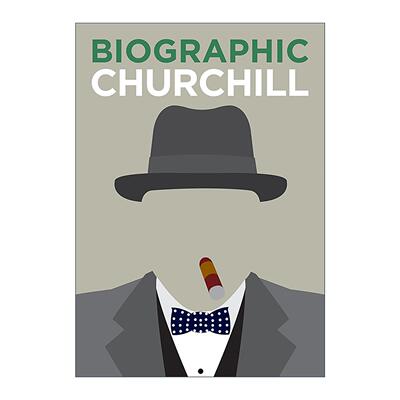 英文原版 Biographic Churchill 丘吉尔 信息图表式精装名人传记 英文版 进口英语原版书籍