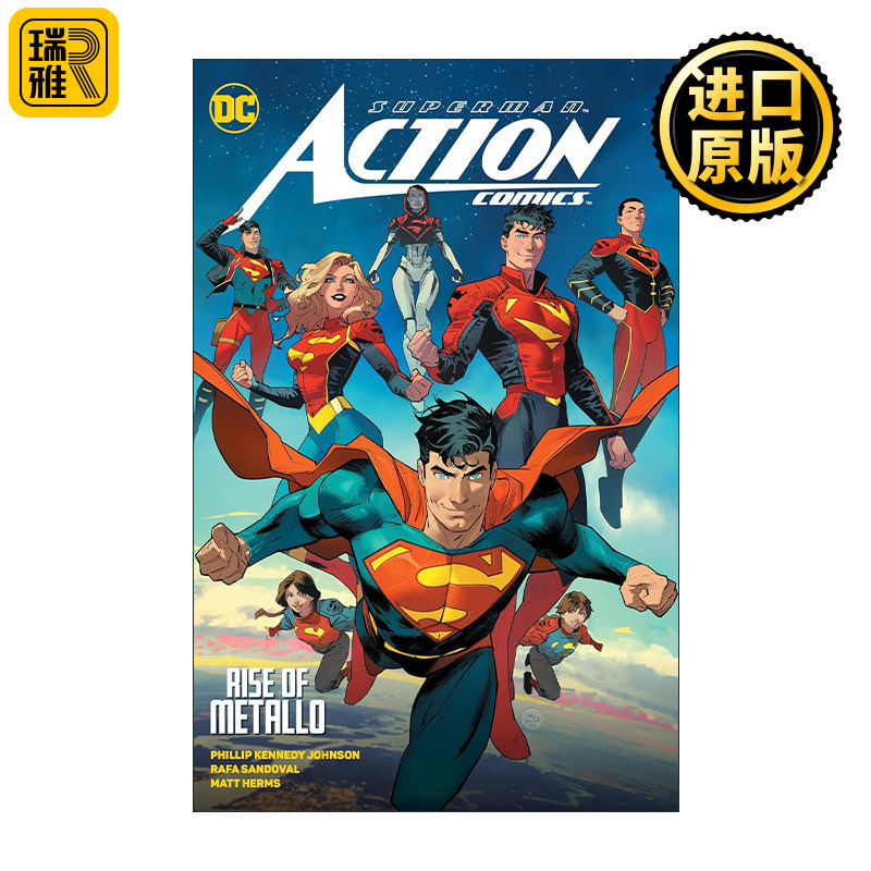 英文原版 Superman Action Comics Vol.1 Rise of Metallo 超人 动作漫画卷一 金属人崛起 DC漫画 Dan Jurgens 进口英语原版书籍