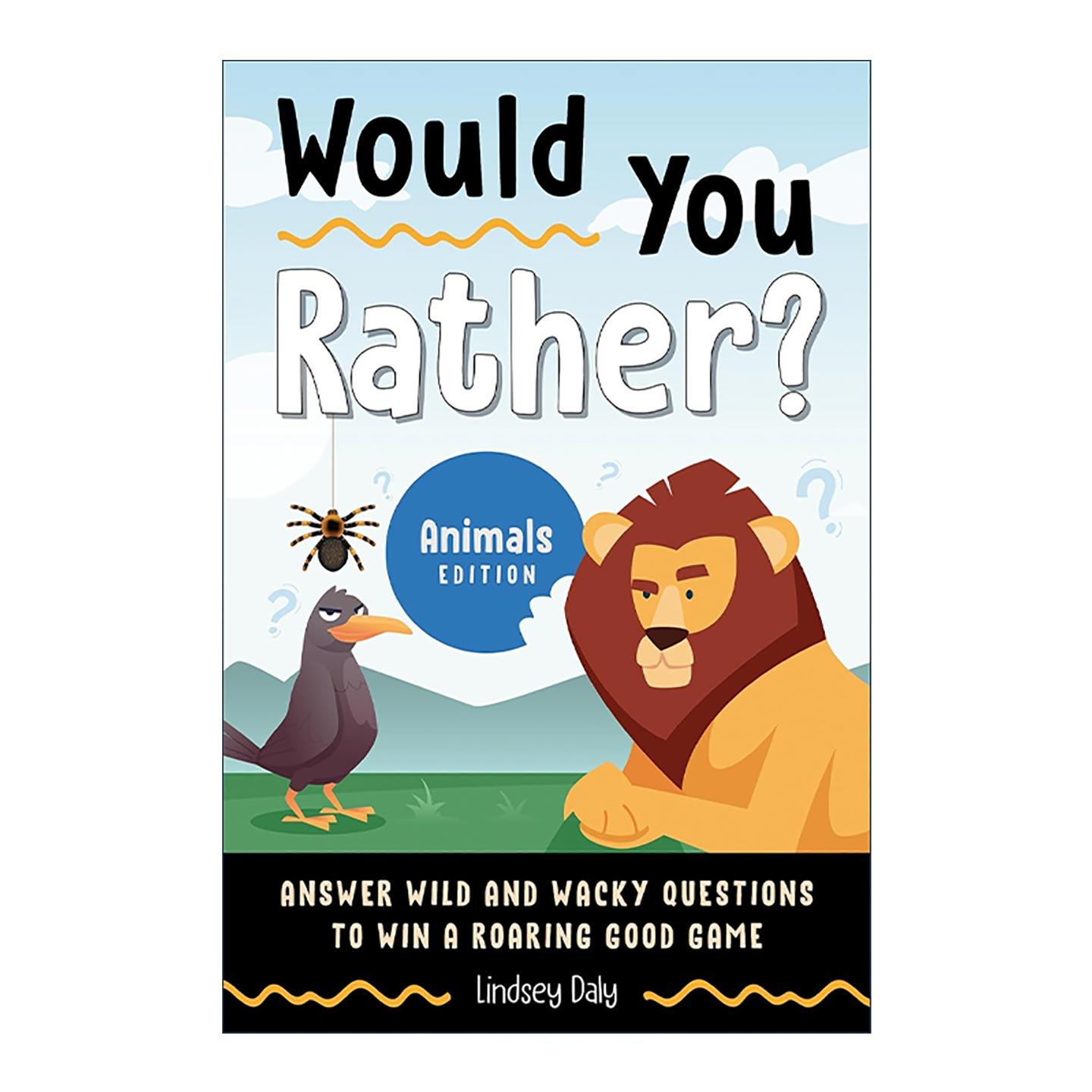 英文原版 Would You Rather Animals Edition 你愿意吗 动物科普 儿童益智谜题游戏活动书 家庭亲子互动 英文版 进口英语原版书籍