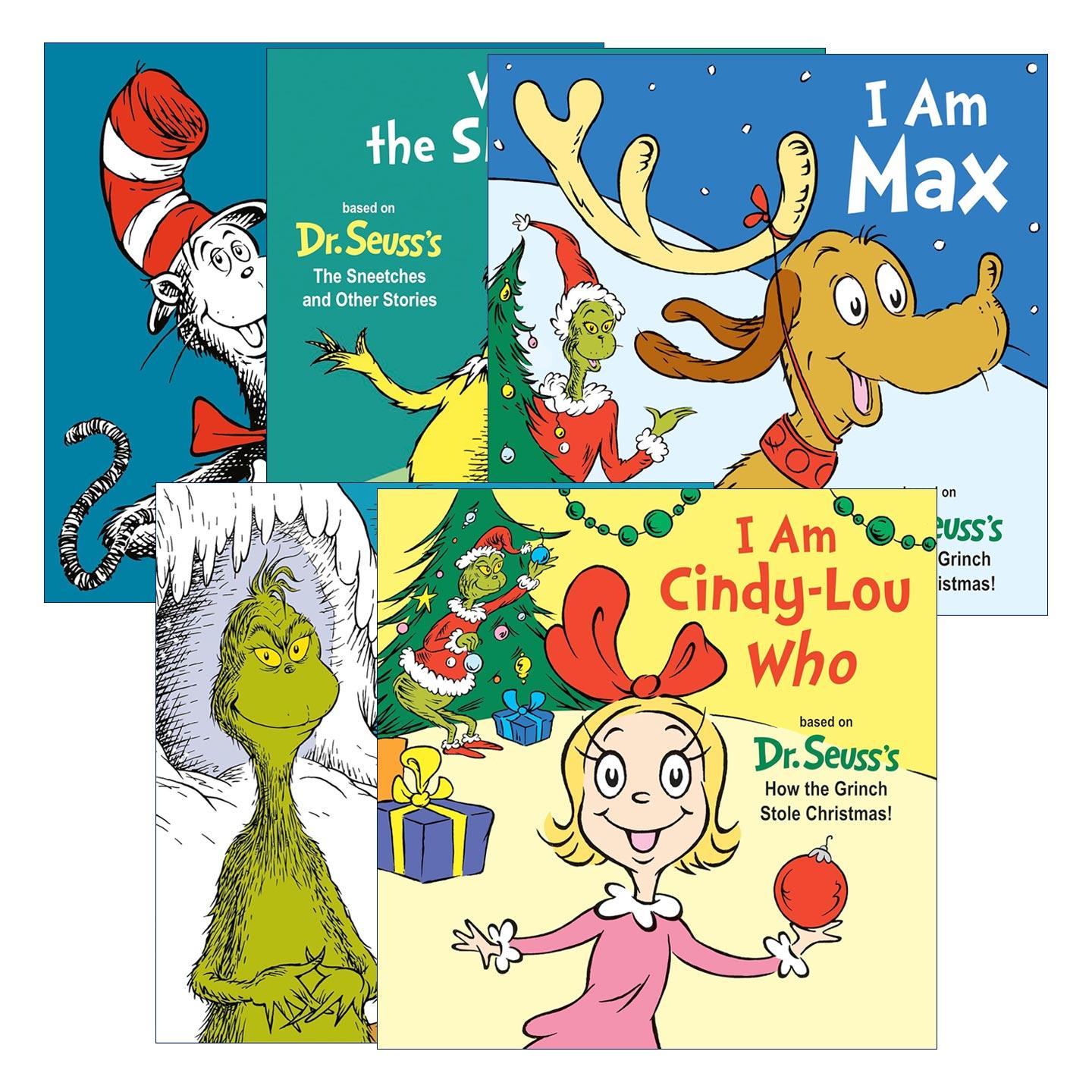 英文原版 Dr. Seuss'S I Am Board Books系列5册 改编自苏斯博士圣诞怪杰 儿童经典故事绘本 纸板书 英文版 进口英语原版书籍