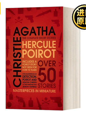 大侦探波洛探案全集 英文原版 Hercule Poirot The Complete Short Stories  阿加莎侦探推理小说 英文版 进口英语原版书籍