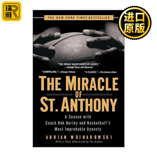 英文原版 The Miracle of St. Anthony 圣安东尼的奇迹 赛季教练鲍博·赫利与篮球不可思议的王朝 传记 沃伊纳罗夫斯基 英文版