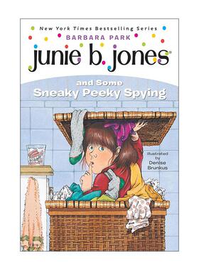 英文原版 Junie B Jones and Some Sneaky Peeky Spying Junie B Jones 04 朱尼琼斯系列4 一些鬼鬼祟祟的间谍 儿童章节桥梁书