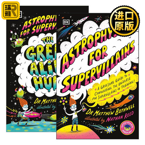 英文原版 Astrophysics for Supervillains 超级反派的天体物理学系列1-2册 DK天文宇宙科学科普百科漫画 英文版 进口英语原版书籍