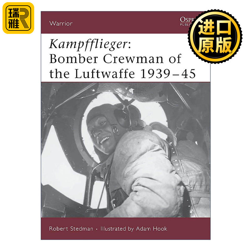 英文原版 Kampfflieger 二战德国空军轰炸机机组人员 历史上的战士系列 英文版 进口英语原版书籍