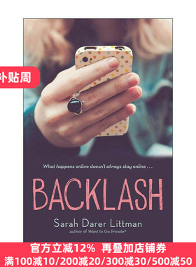 英文原版 Backlash 强烈反应 青少年霸凌主题 英文版 进口英语原版书籍