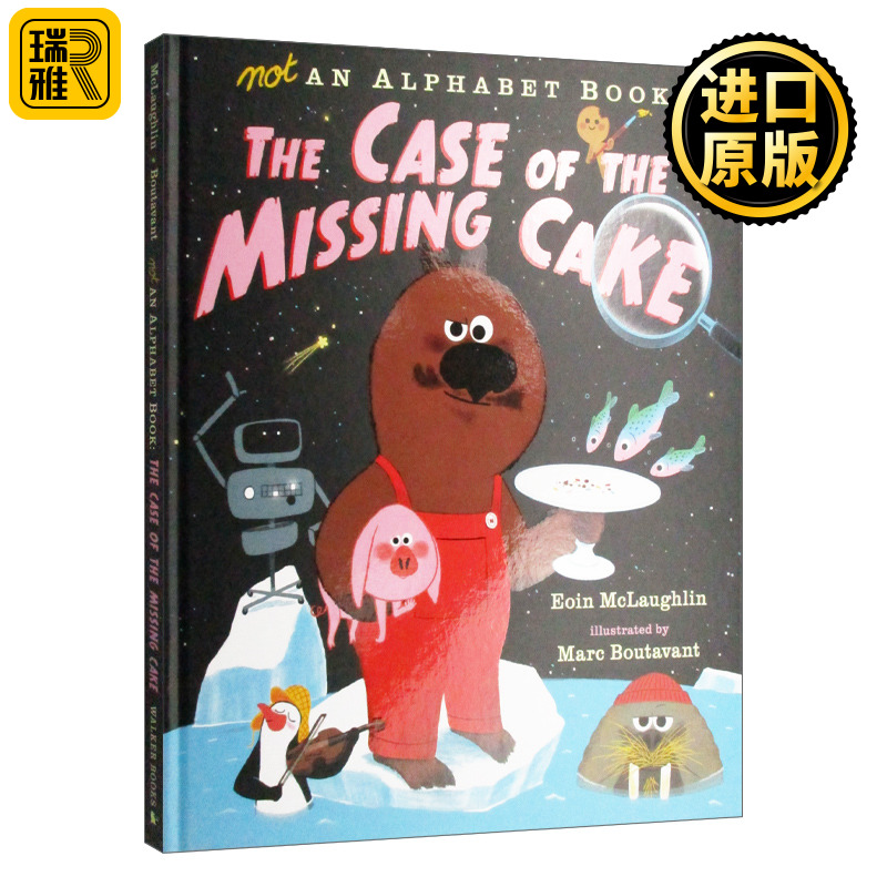 英文原版 Not an Alphabet Book The Case of the Missing Cake不是一本字母书 Eoin McLaughlin精装英文版进口英语原版书籍
