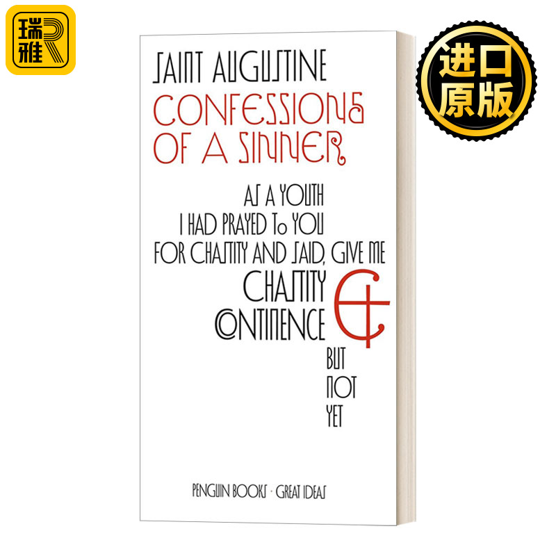 Confessions of a Sinner 忏悔录 圣奥古斯丁 企鹅伟大思想系列 英文原版