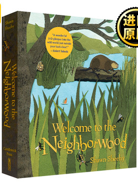 动物自然科普绘本 立体书 Welcome to the Neighborwood 英文原版 英文版儿童英语科普百科 Shawn Sheehy 进口原版书籍