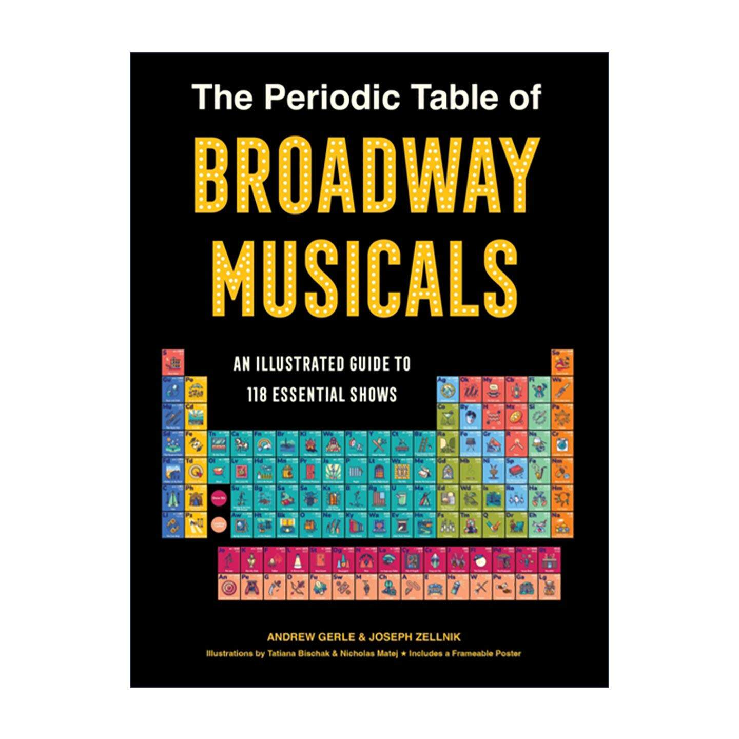 英文原版 The Periodic Table of Broadway Musicals 百老汇118部经典音乐剧 图解指南 精装 英文版 进口英语原版书籍