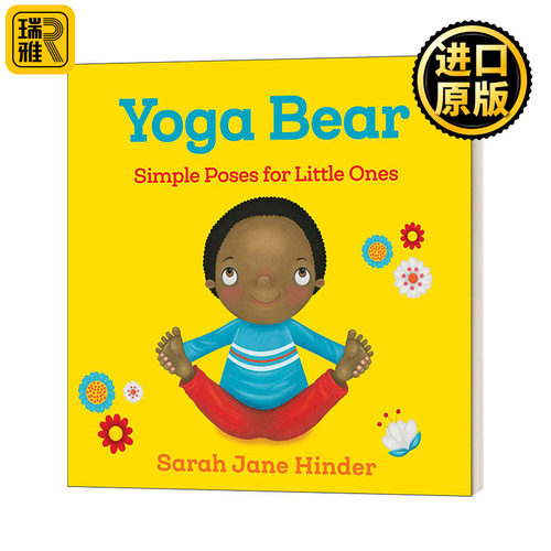 瑜伽熊 英文原版 Yoga Bear 精装 英文版 Sarah Jane Hinder 纯全英文版正版原著进口英语书籍