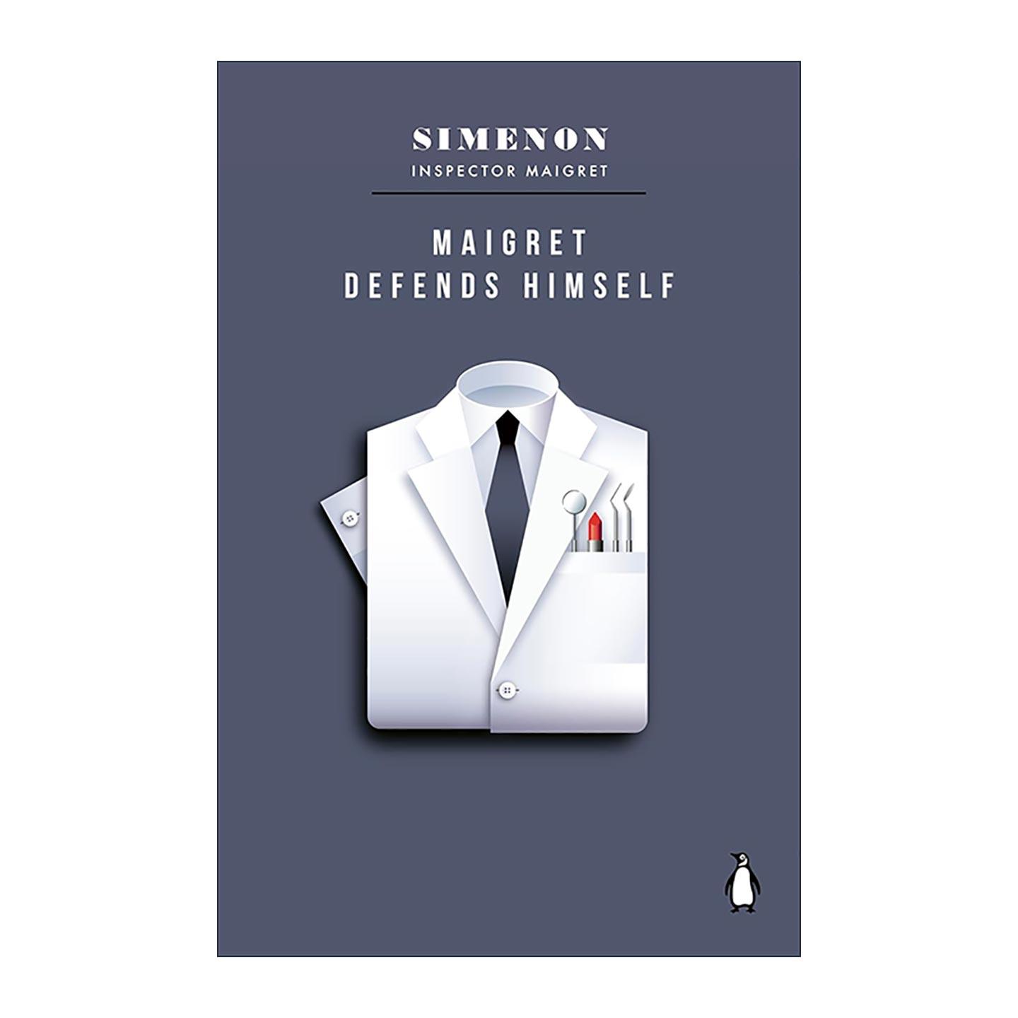 英文原版 Maigret Defends Himself 梅格雷探案系列 自证清白 乔治·西姆农 英文版 进口英语原版书籍