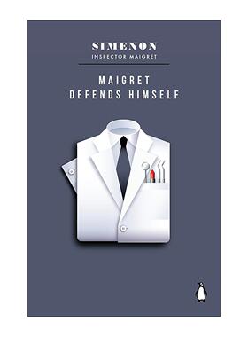 英文原版 Maigret Defends Himself 梅格雷探案系列 自证清白 乔治·西姆农 英文版 进口英语原版书籍