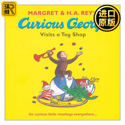 英文原版 Curious George Visits a Toy Shop 好奇猴乔治去玩具店 儿童趣味图画故事绘本 英文版 进口英语原版书籍