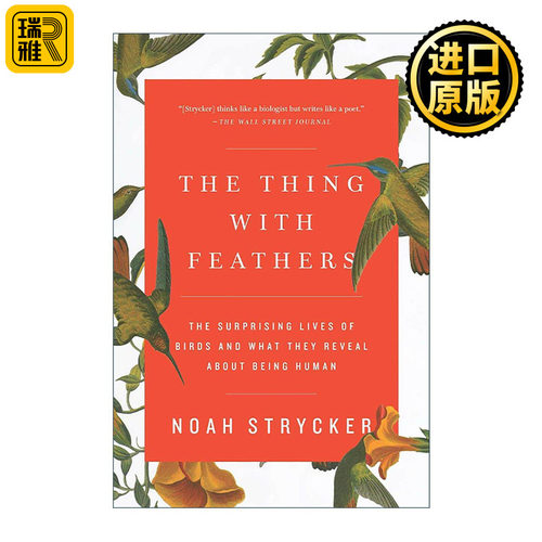 英文原版 The Thing with Feathers 像鸟一样思考 鸟儿的奇想生活与身 心 灵的奥妙 Noah Strycker 英文版 进口英语原版书籍