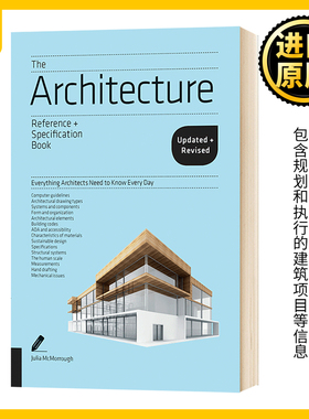 The Architecture Reference & Specification Book updated and revised 英文原版 建筑师便携速查手册 英文版进口英语书