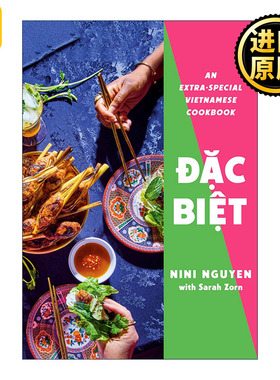 英文原版 Dac Biet 特色越南美食食谱 经典河内烤肉粉 海鲜 新奥尔良 Nini Nguyen 精装 英文版 进口英语原版书籍