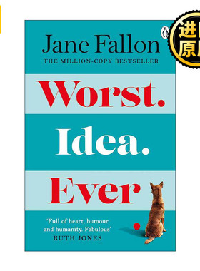 英文原版 Worst Idea Ever 糟糕无比的主意 Jane Fallon畅销幽默女性小说 英文版 进口英语原版书籍