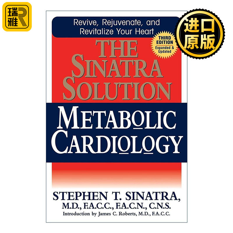 英文原版 The Sinatra Solution 辛纳特拉疗法 代谢心脏病学 修订更新版 接地气 不生病合著者 英文版 进口英语原版书籍
