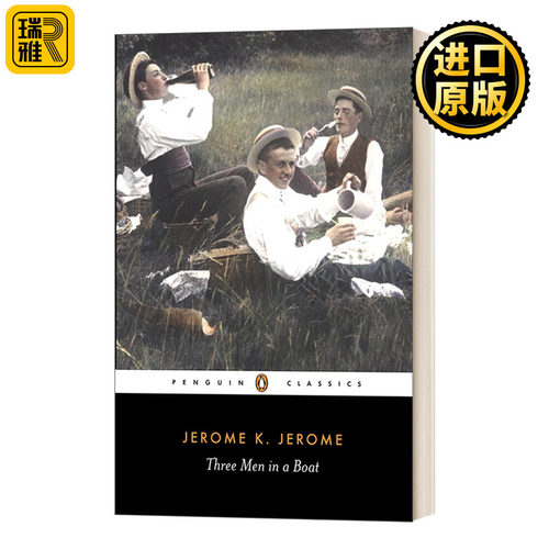 船上的三个人 英文原版 Three Men in a Boat 英文版 Jerome K. Jerome 进口英语原版书籍
