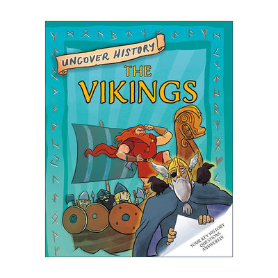 英文原版 Uncover History The Vikings 揭秘历史 维京人 儿童人文科普百科 英文版 进口英语原版书籍