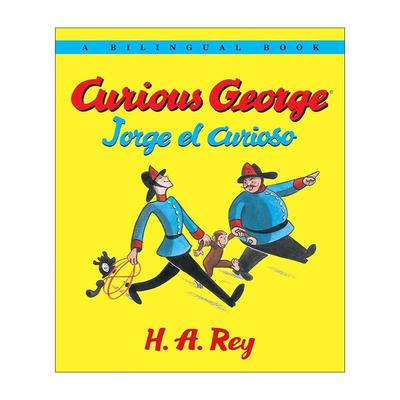 英文原版 Jorge el curioso Curious George 乔治猴 西班牙语 英语 双语版 英文版 进口英语原版书籍