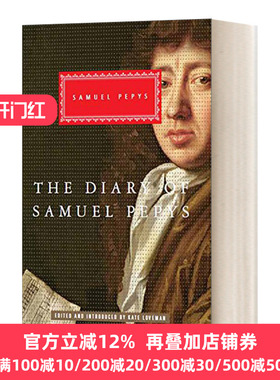 英文原版 Samuel Pepys The Diaries 塞缪尔·佩皮斯日记选 Everyman精装版 英文版 Samuel Pepys 进口英语原版书籍