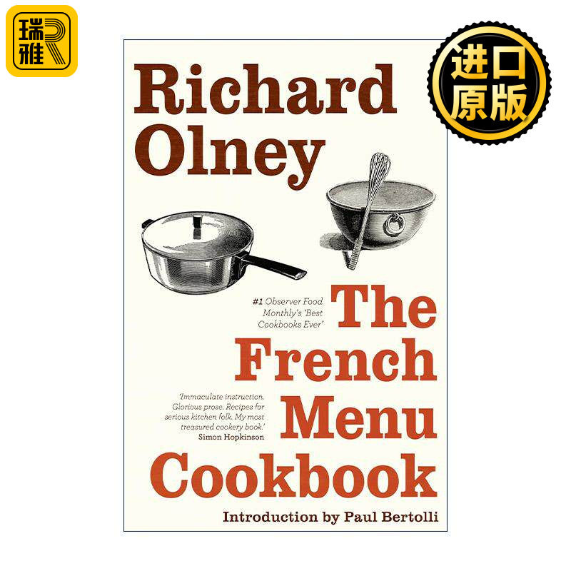 英文原版 The French Menu Cookbook 法式菜单食谱书 法国美食与美酒 英文版 进口英语原版书籍