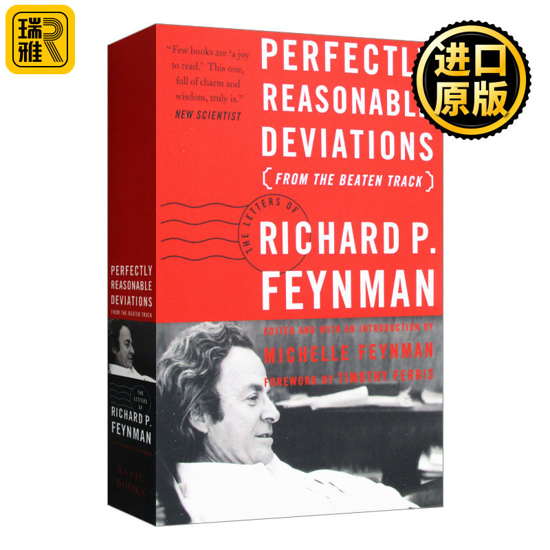 英文原版 Perfectly Reasonable Deviations from the Beaten Track 费曼手札 不休止的鼓声 理查德 费曼 英文版 进口英语原版书籍