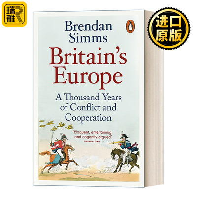 英文原版千年英欧史英国与欧洲