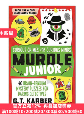 英文原版 Murdle Junior 谋杀谜团 青少版 破解40个推理逻辑谜题 解谜益智图书 英文版 进口英语原版书籍