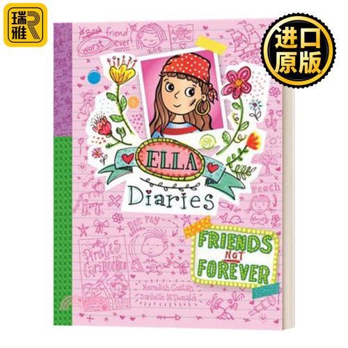 艾拉日记1 朋友不是永恒的 Ella Diaries Friends Not Forever 儿童趣味性桥梁章节漫画书