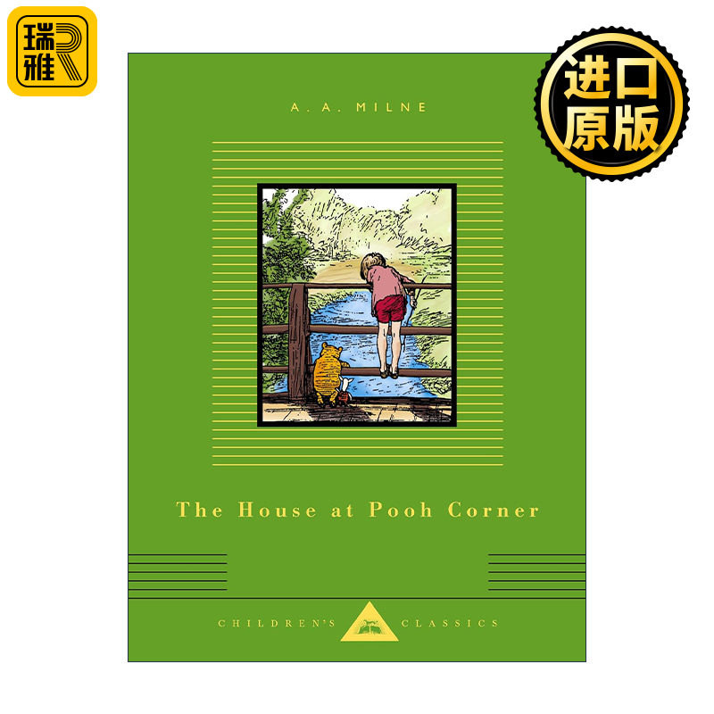 英文原版 The House at Pooh Corner Everyman's Library Children's Classics 小熊维尼和老灰驴的家 维尼角落的家人人图书馆精装