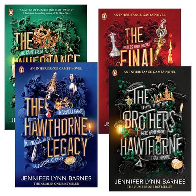 英文原版 The Inheritance Games 遗产游戏1-4册 Jennifer Lynn Barnes畅销悬疑系列 英文版 进口英语原版书籍