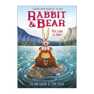 Bear 书籍 进口英语原版 兔与熊6 Rabbit and 这个湖是假 Lake This 英文版 英文原版 儿童动物友谊故事 Fake